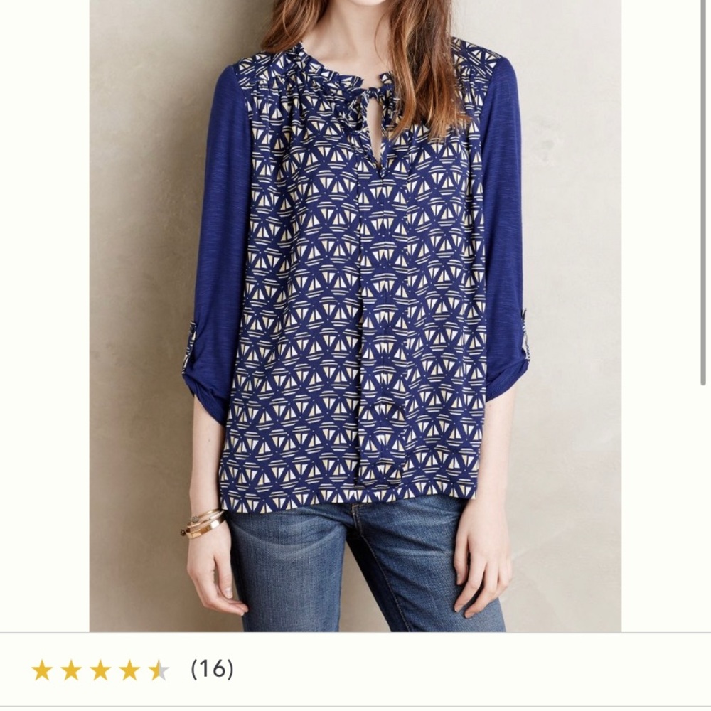 Bundle of 4 tops from Anthropology size xs